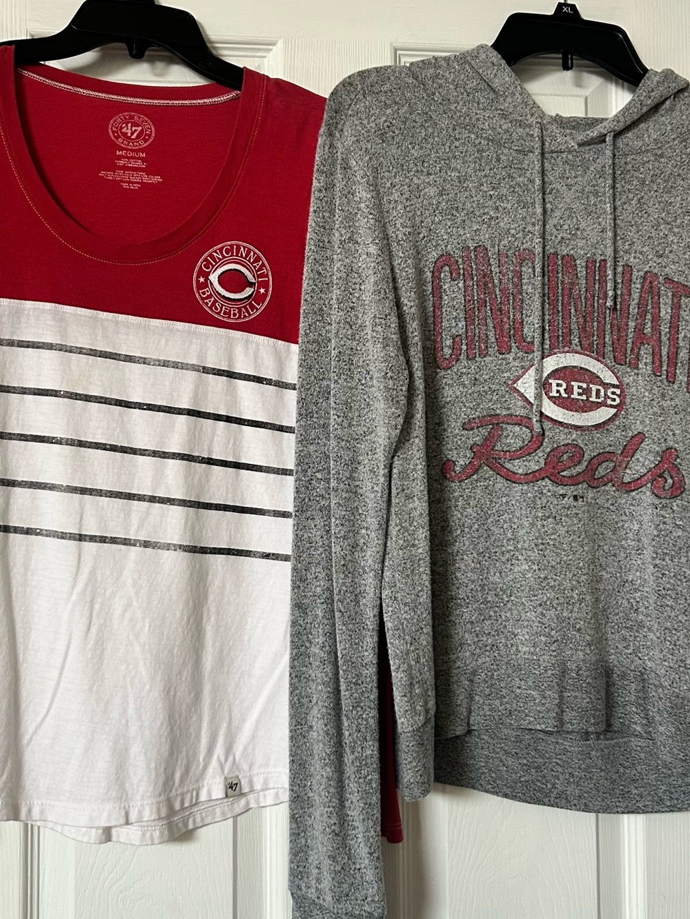 Cincinnati Reds women’s size medium Red & Gray shirts